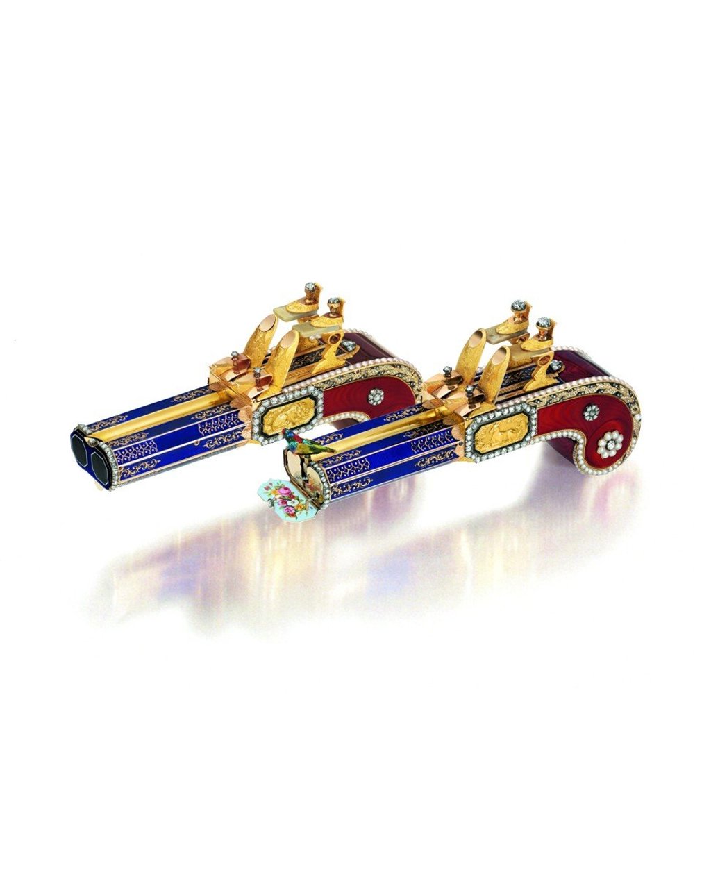 Frères Rochat bird pistols made especially for the Chinese Market auctioned for HK$45million at Christie’s. Frères Rochat bird pistols made especially for the Chinese Market auctioned for HK$45million at Christie’s.