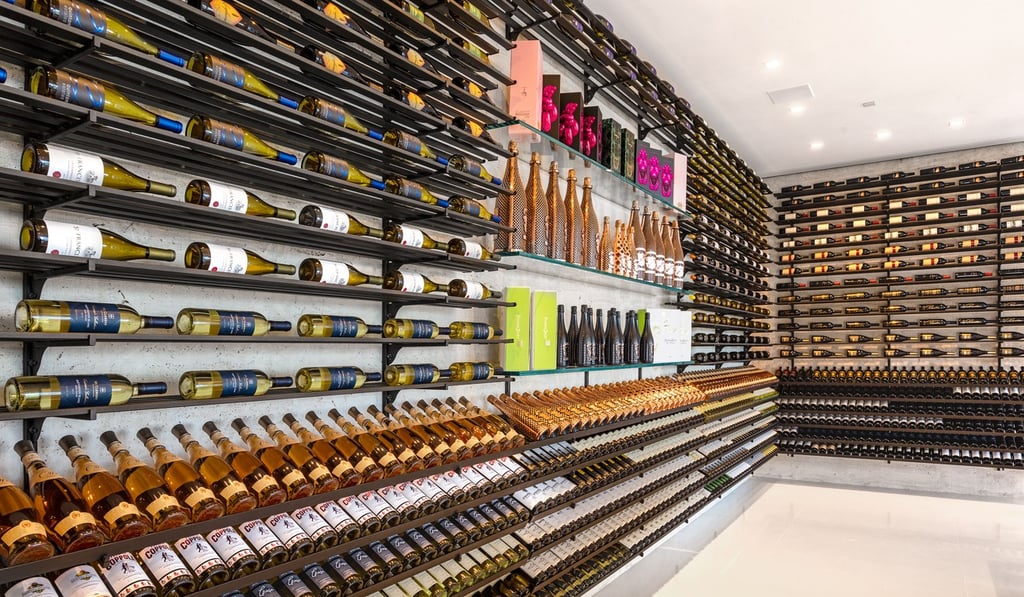 Fancy a late-night drink? The wine cellar has you covered. Photo: Top Ten Estate Deals