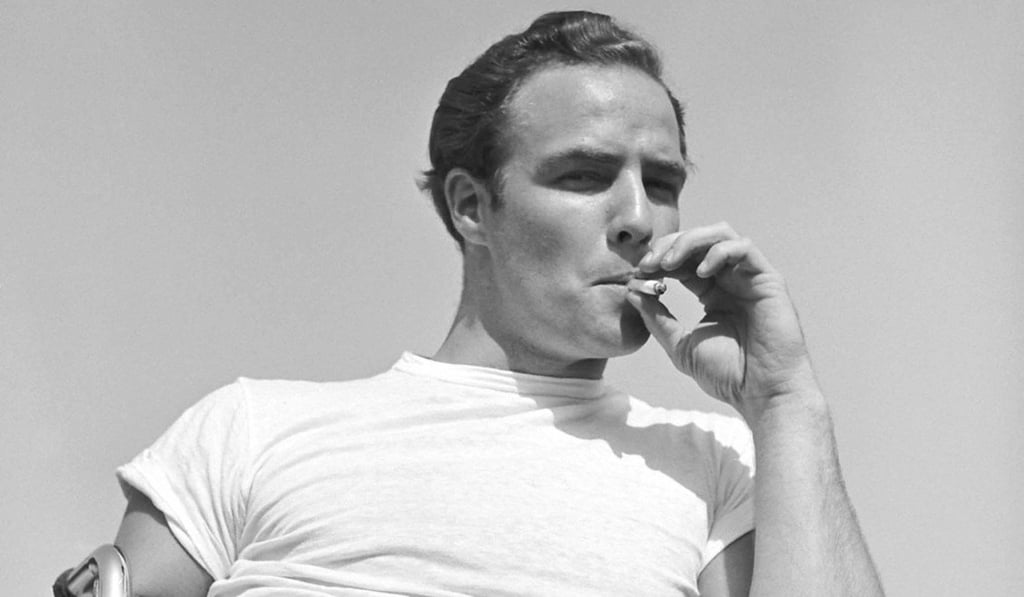 Heartthrob Marlon Brando turned the simple white T-shirt into a style staple in 1950s films such as ‘The Wild One’ .