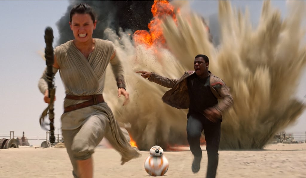 A scene from Star Wars: The Force Awakens.