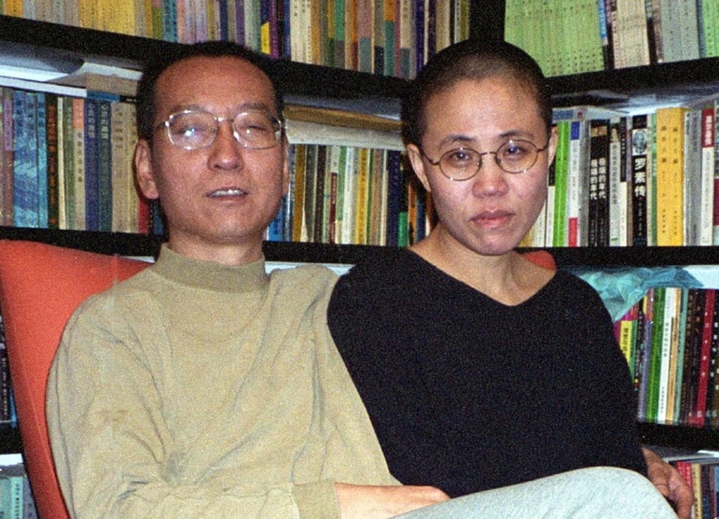 Liu Xiaobo and Liu Xia in Beijing in 2002. Liu Xia’s friend Liao Yiwu says she told him on Monday that “dying is easier than living”. Photo: AFP