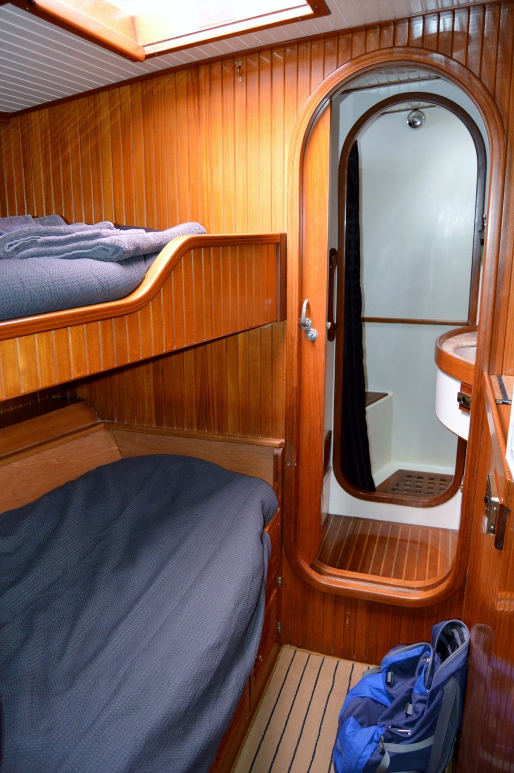 The accommodation on board the Lady Eugenie. Photo: Cameron Wilson