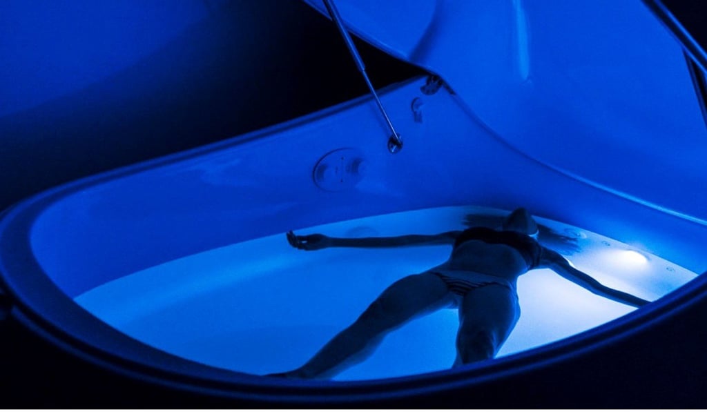 A woman floats in a sensory deprivation tank, in this file photo. Photo: Handout