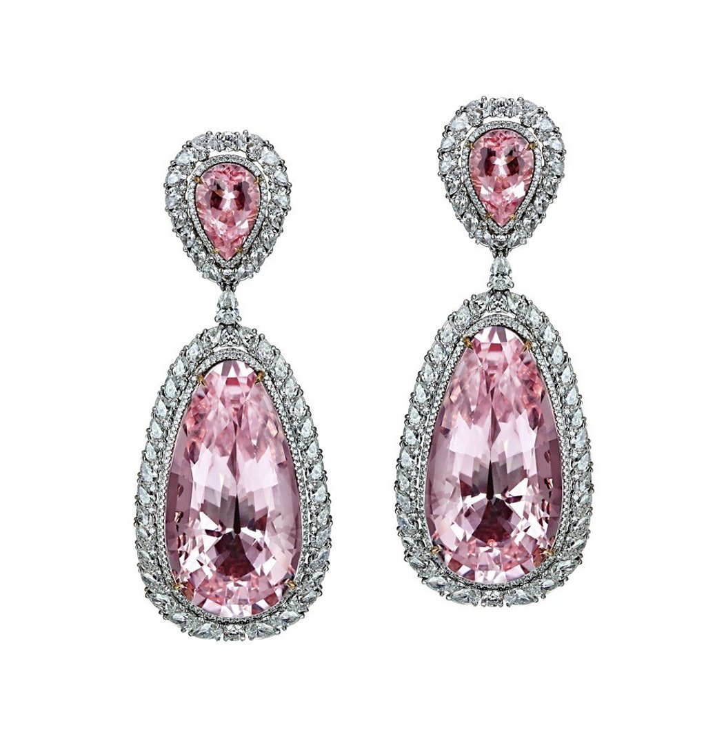Jacob & Co.’s Morganite earrings