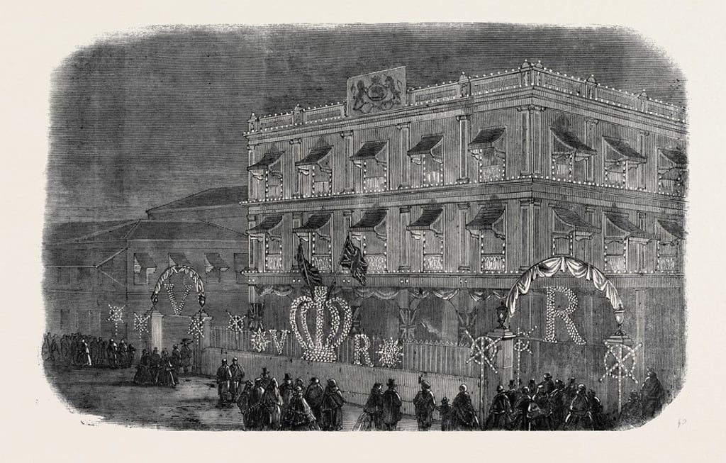 Jamsetjee Jeejeebhoy’s residence in Bombay. Picture: Alamy