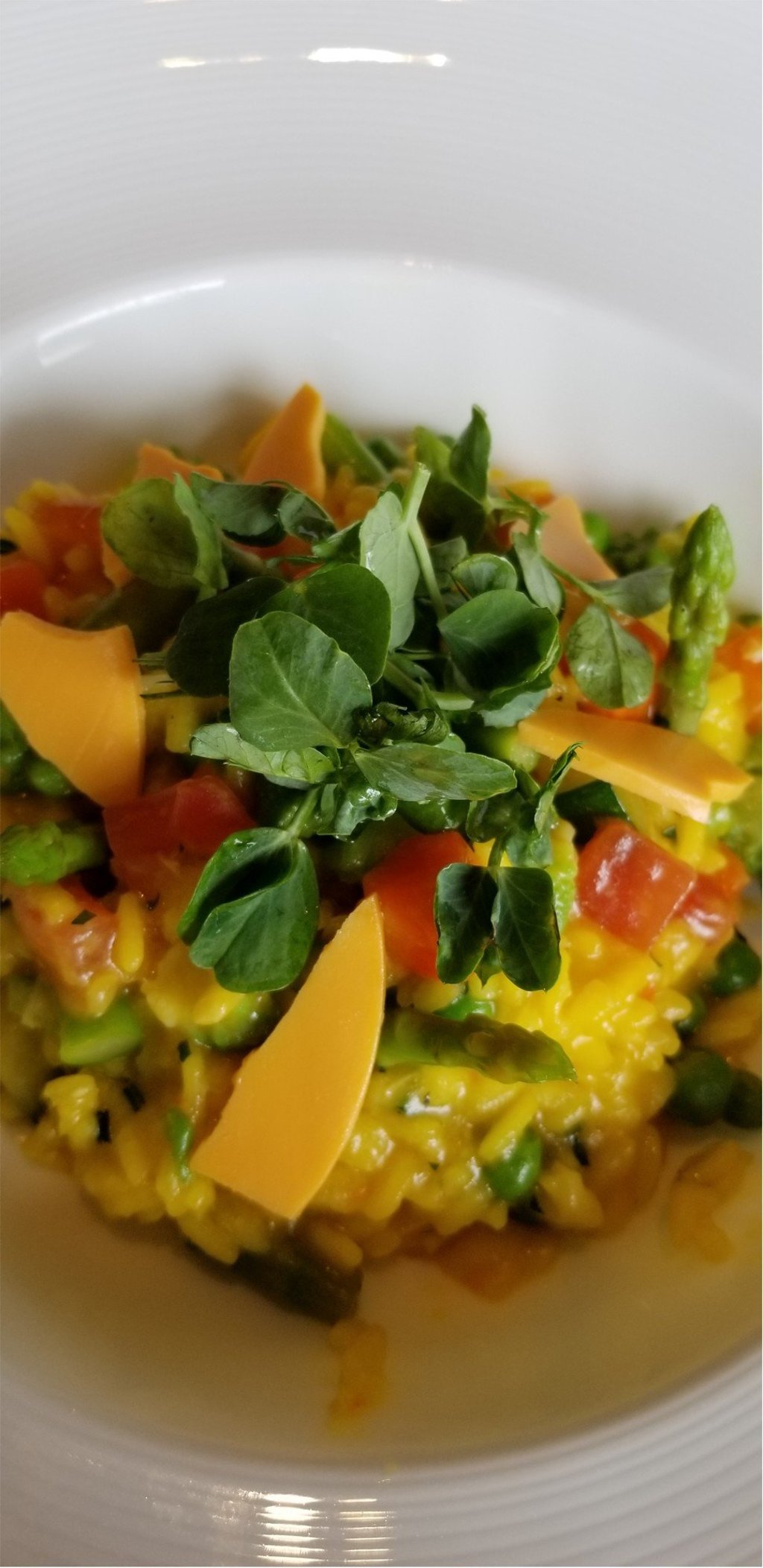 Risotto primavera. Photo: Lim Li Ying Risotto primavera. Photo: Lim Li Ying