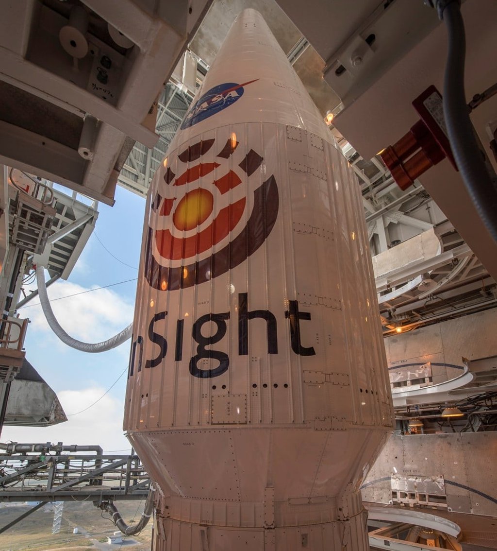 The United Launch Alliance Atlas-V with Nasa’s InSight spacecraft on-board. Photo: Reuters