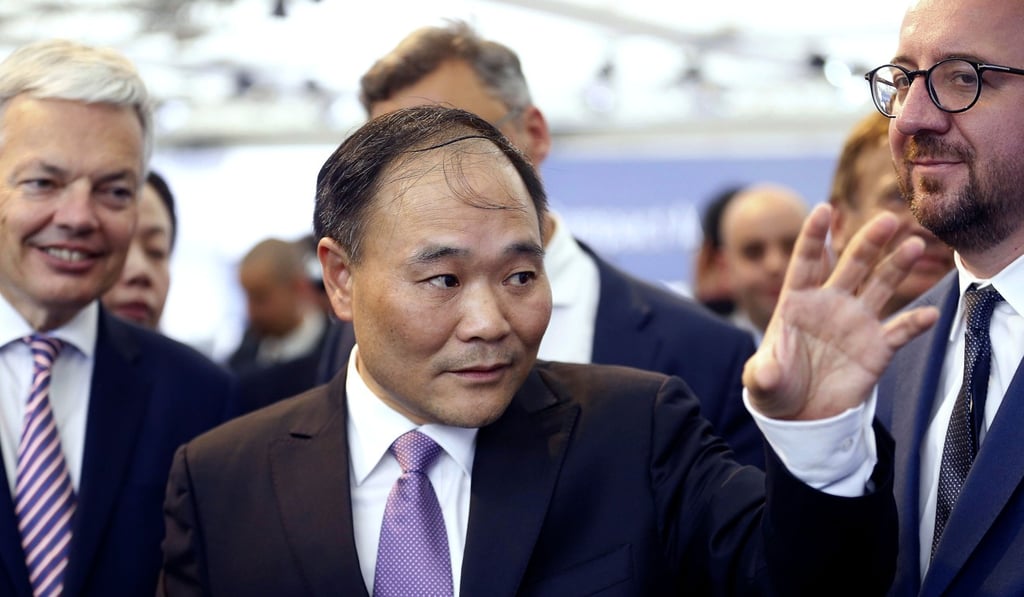 Geely CEO Li Shufu is the largest single shareholder n Mercedes-Benz maker Daimler. Photo: AFP