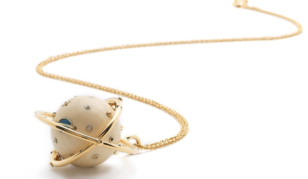 Mammoth Galaxy necklace by Bibi van der Velden, from the designer's Galaxy collection Mammoth Galaxy necklace by Bibi van der Velden, from the designer's Galaxy collection