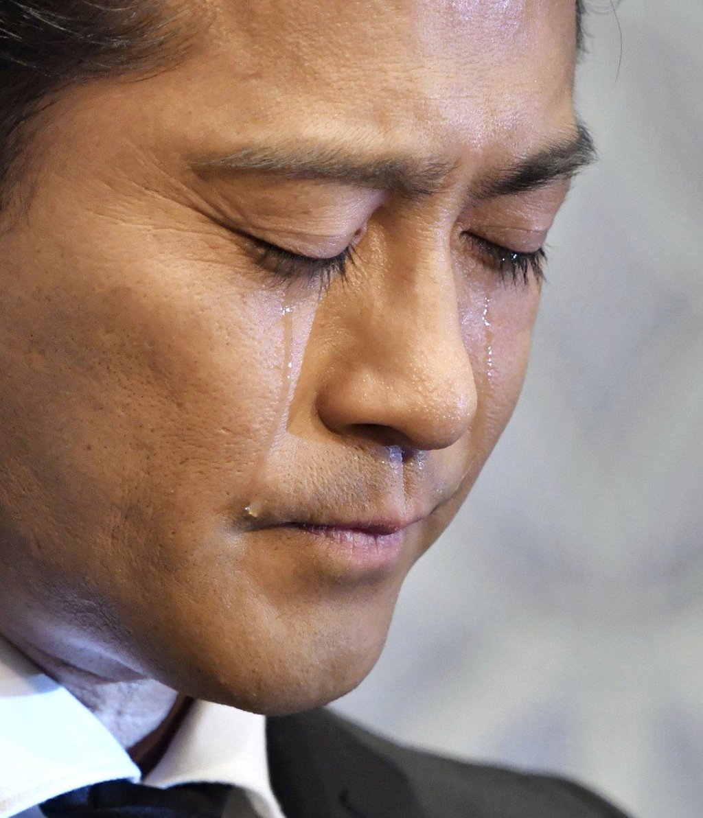 Tatsuya Yamaguchi, a member of Japanese pop group Tokio, announces he is quitting the boy band amid sexual assault allegations. Photo: Reuters