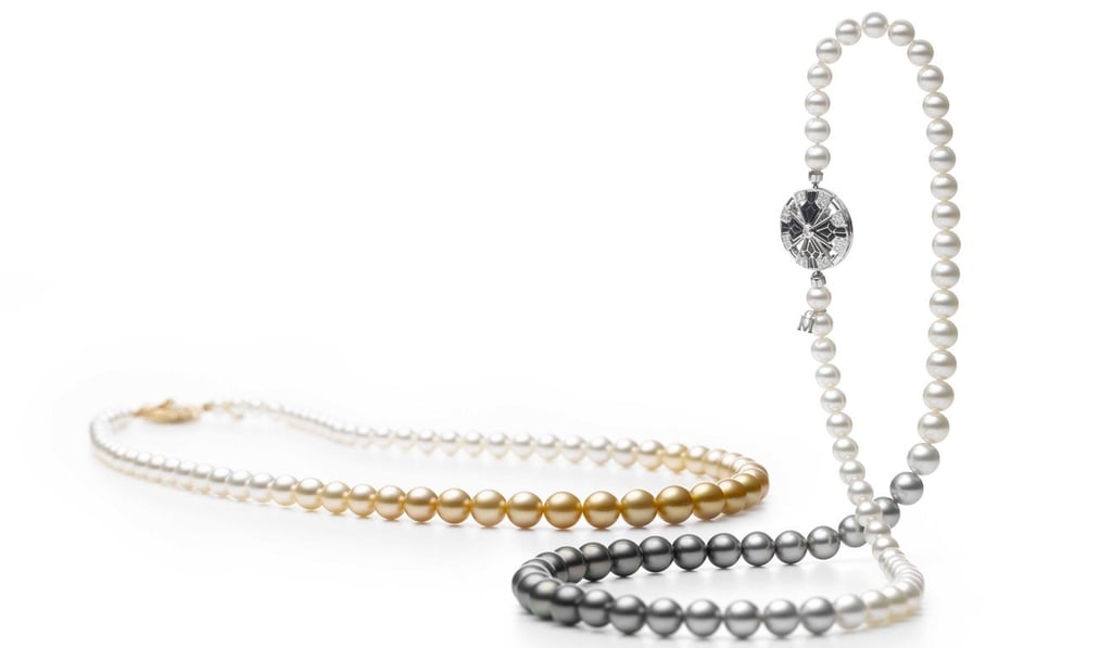 Mikimoto Yaguruma collection necklace Mikimoto Yaguruma collection necklace