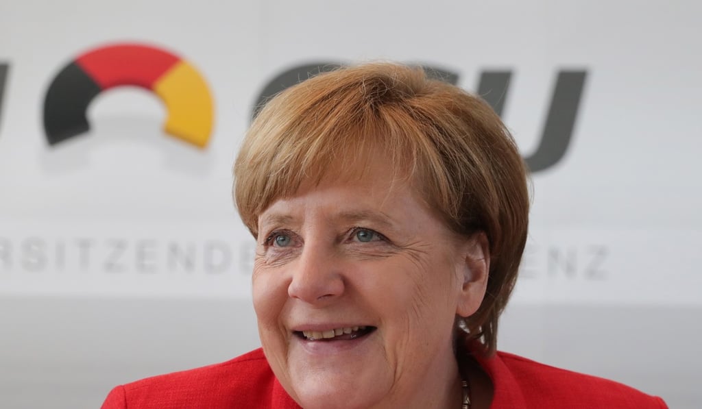 German Chancellor Angela Merkel is expected to visit China later this month. Photo: EPA German Chancellor Angela Merkel is expected to visit China later this month. Photo: EPA