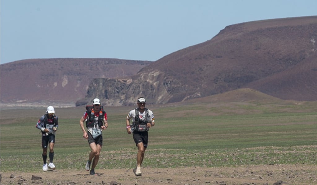 The race takes runners through stunning and varied terrain such as open desert and coasts lines.