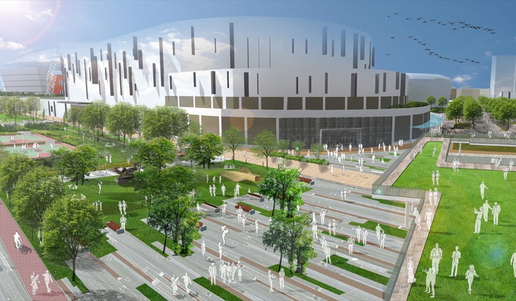 An artist's impression of Kai Tak Sports Park. Source: Hong Kong Government