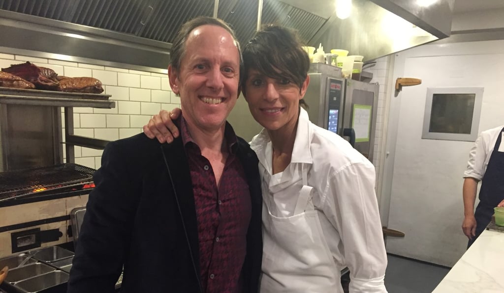 Paul Grinberg with Dominique Crenn from Atelier Crenn (No. 83) in San Francisco. Photo: courtesy of Paul Grinberg