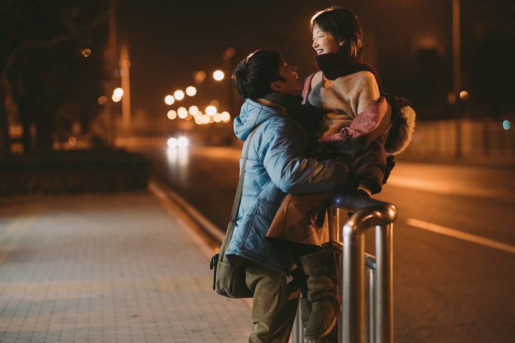 Jing Boran (left) and Zhou Dongyu star in ‘Us and Them’, a Chinese-language romance about two strangers who meet on a train during the annual Lunar New Year travel rush.