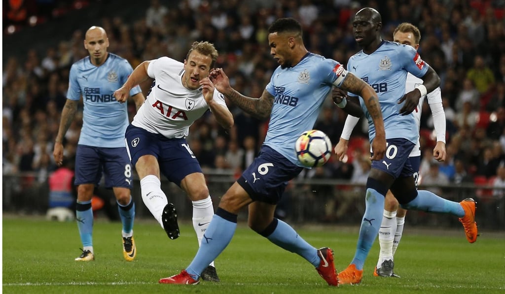 Tottenham’s Harry Kane shoots against Newcastle United. Photo: AFP Tottenham’s Harry Kane shoots against Newcastle United. Photo: AFP