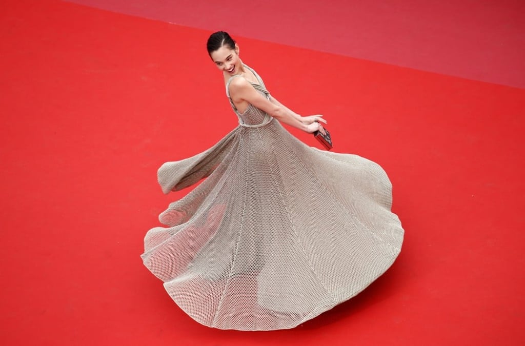 Model and actress Kiko Mizuhara arrives for the screening of 'Yomeddine' at the 71st annual Cannes Film Festival in France on Wednesday. Photo: EPA-EFE