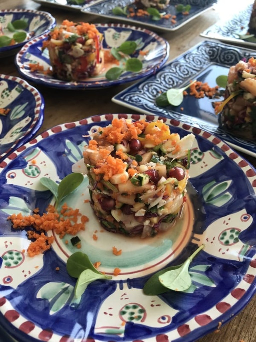 Ceviche, a refreshing summer raw food dish by Tina Barrat