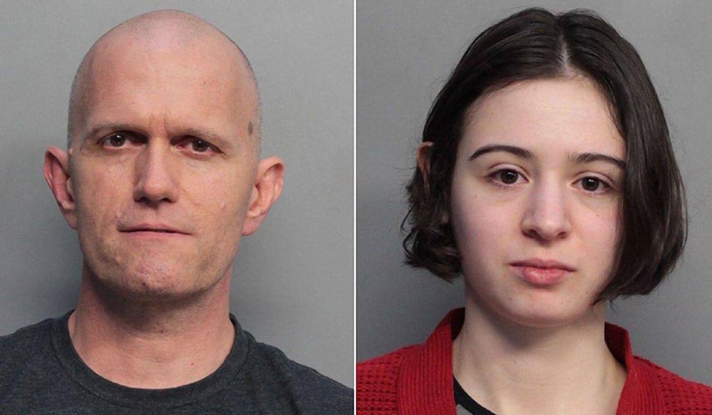 Dale Leary and his former teenage bride Marta San Jose. Leary committed suicide while on bail for sexually molesting San Jose's sister. Photos: Miami Dade Police