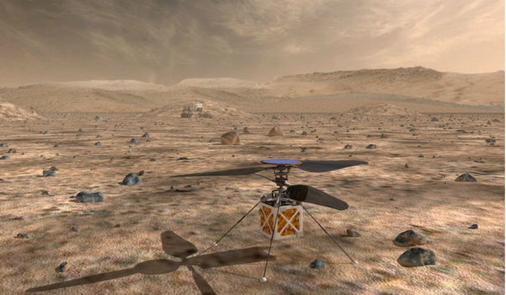 Nasa’s Mars helicopter. Photo: Nasa/Reuters