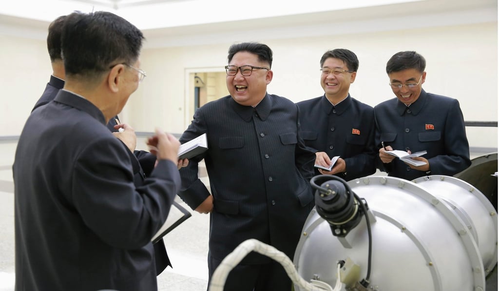 File photo of Kim said to be overseeing nuclear weapon research. Photo: EPA