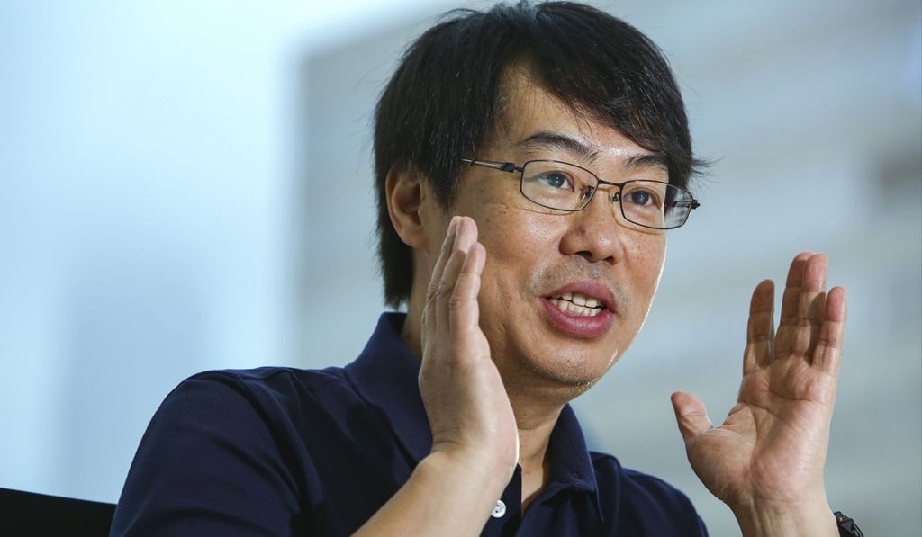 Zhang Zhiyong, CEO of China Dongxiang, the distributor of Kappa in China. Photo: Edmond So