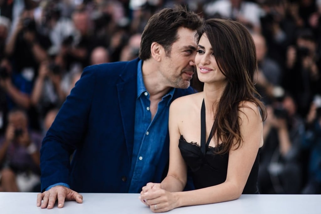 Penelope Cruz and husband Javier Bardem at the 71st Cannes Film Festival. Photo: EPA