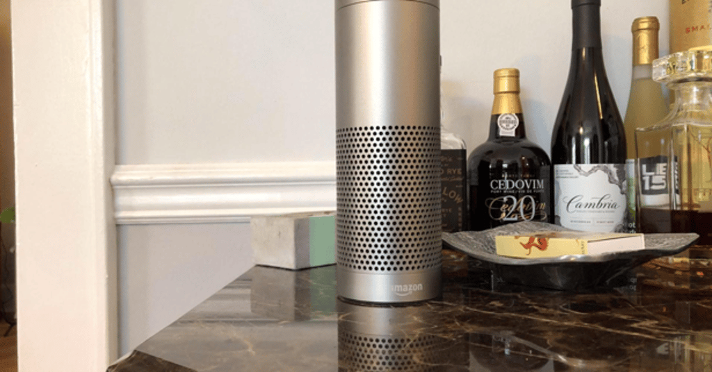 The Echo Plus looks great around the house. Photo: Todd Haselton/CNBC The Echo Plus looks great around the house. Photo: Todd Haselton/CNBC