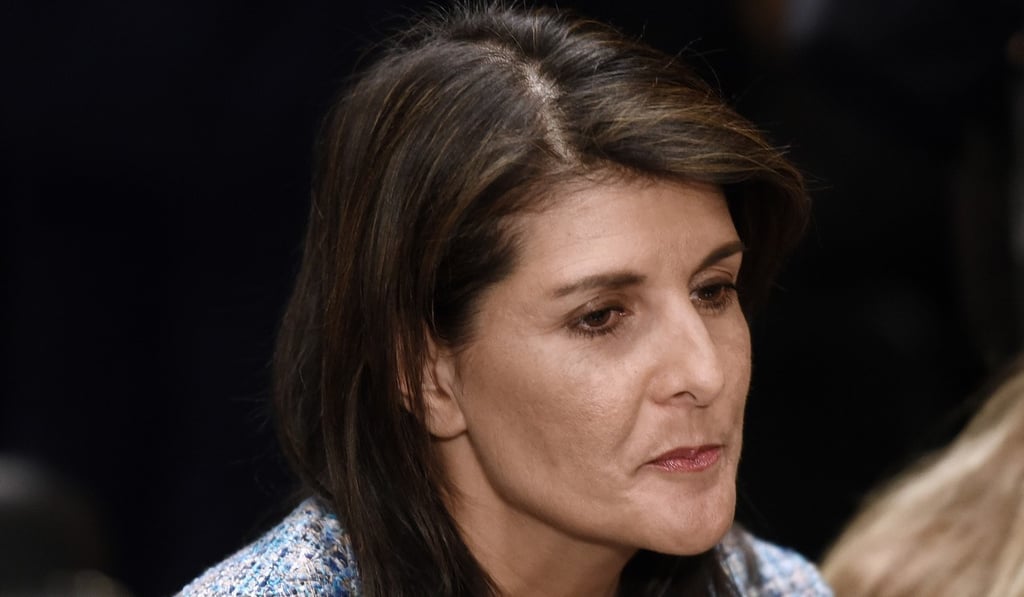 America’s UN Ambassador Nikki Haley criticised unnamed countries for undermining the Security Council’s unity. Photo: TNS America’s UN Ambassador Nikki Haley criticised unnamed countries for undermining the Security Council’s unity. Photo: TNS