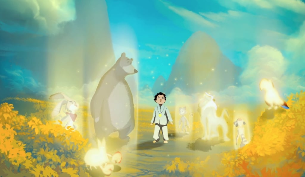 A still from Life, Animated. A still from Life, Animated.