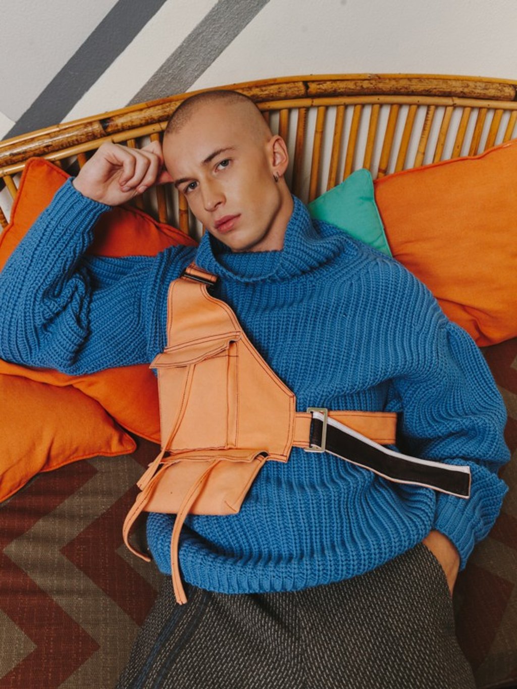 A look from Chris Ran Lin’s fall/winter 2018 collection. A look from Chris Ran Lin’s fall/winter 2018 collection.