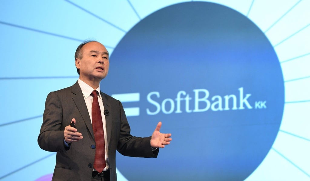 SoftBank Group Corp Chairman and CEO Masayoshi Son delivers a speech during a press briefing to announce the company's financial results in Tokyo on February 7, 2018. Photo: AFP