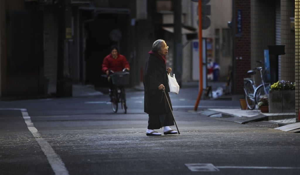 Japan's national population of 127 million is expected shrink by one-third by 2060 and seniors will account for 38 per cent of people. Photo: AP