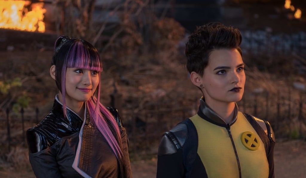 Shioli Kutsuna and Brianna Hildebrand in a still from Deadpool 2. Shioli Kutsuna and Brianna Hildebrand in a still from Deadpool 2.