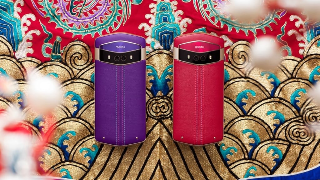 The new V6 limited edition smartphone, in elegant purple and capital red, is designed to appeal to women. The new V6 limited edition smartphone, in elegant purple and capital red, is designed to appeal to women.