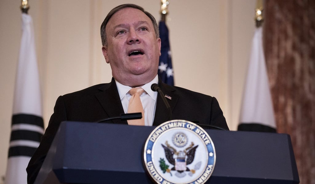 Mike Pompeo, US Secretary of State, plans to detail the US desire to create a “coalition” against the “destabilising activities” of Iran. Photo: Bloomberg Mike Pompeo, US Secretary of State, plans to detail the US desire to create a “coalition” against the “destabilising activities” of Iran. Photo: Bloomberg