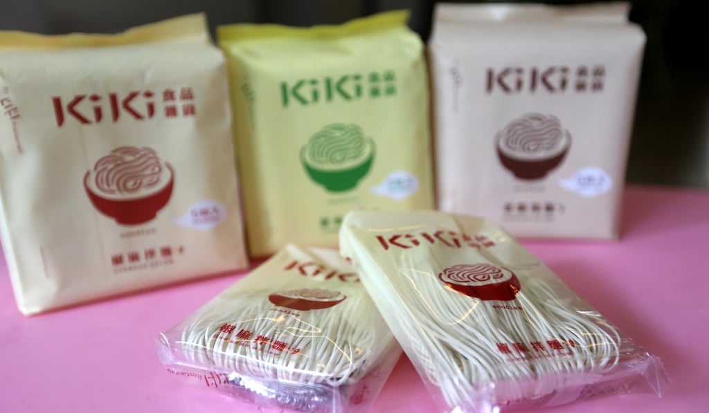 Kiki noodles from Taiwan are one of Li’s preferred snacks. Picture: Xiaomei Chen