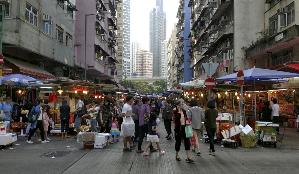 One of Hong Kong’s wet markets. Photo: Eric Wong