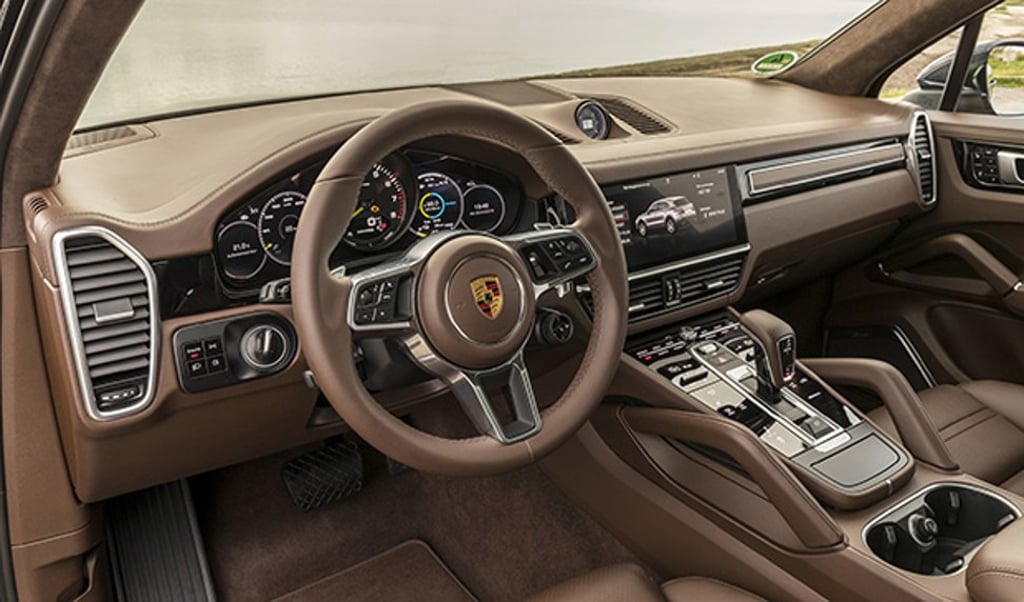 The Porsche Cayenne E-Hybrid offers high levels of practicality.