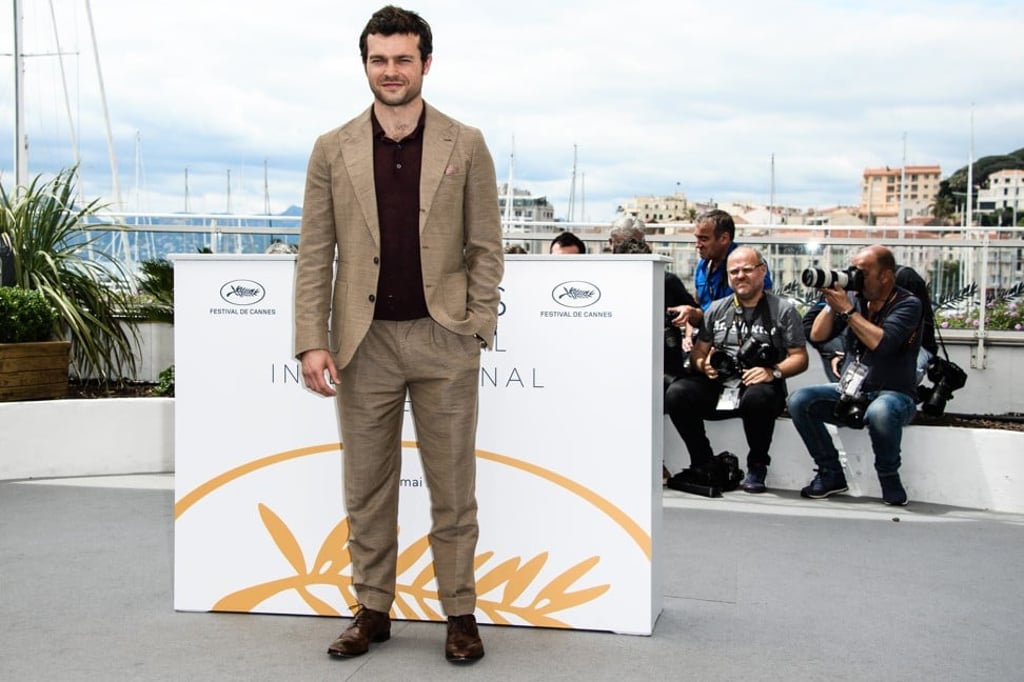 Alden Ehrenreich poses for photographs to promote his new film at the Cannes Film Festival, in France, last week. Photo: EPA-EFE