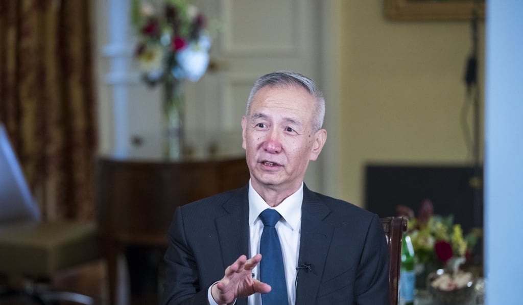 Chinese President Xi Jinping's special envoy and Vice Premier Liu He has held high-level trade talks in Washington. Photo: Xinhua Chinese President Xi Jinping's special envoy and Vice Premier Liu He has held high-level trade talks in Washington. Photo: Xinhua