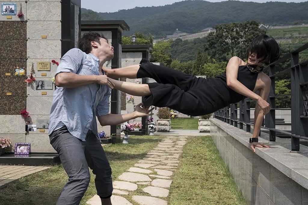 Son Sukku (left) and Bae Doona in action scenes from Netflix's ‘Sense8’. Son Sukku (left) and Bae Doona in action scenes from Netflix's ‘Sense8’.