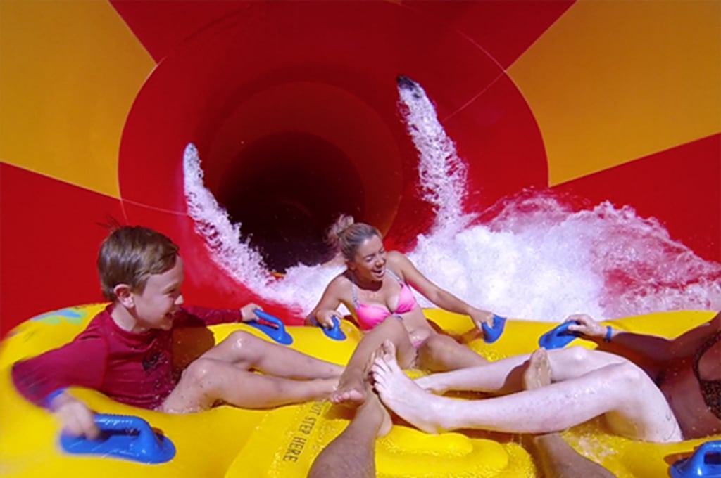 Vortex is the most iconic slide at Wet ‘n’ Wild, towering at over 30 metres high.