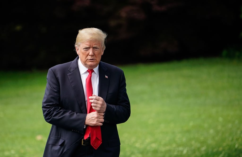 US President Donald Trump at the White House in Washington on Wednesday. Photo: AFP
