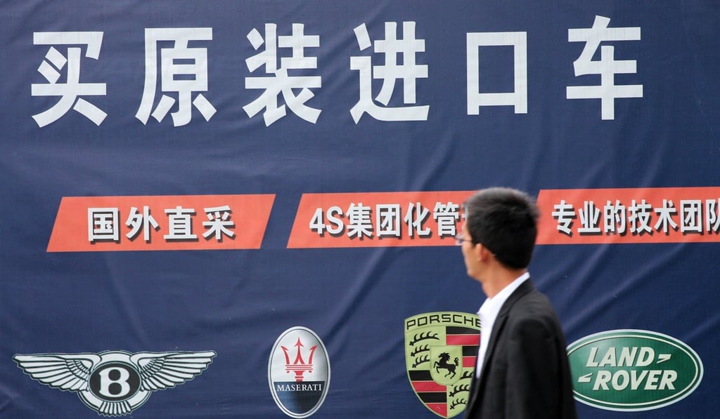 Import tariffs on cars will be cut, further boosting demand for foreign brands. Photo: Xinhua