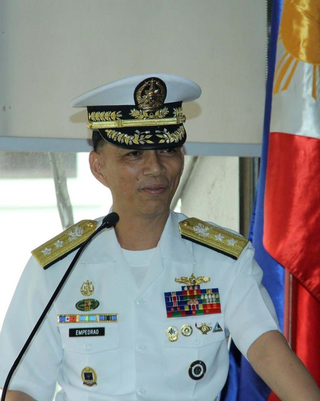 Navy chief Robert Empedrad said the Philippines should be ‘a big maritime nation’. Photo: Facebook Navy chief Robert Empedrad said the Philippines should be ‘a big maritime nation’. Photo: Facebook