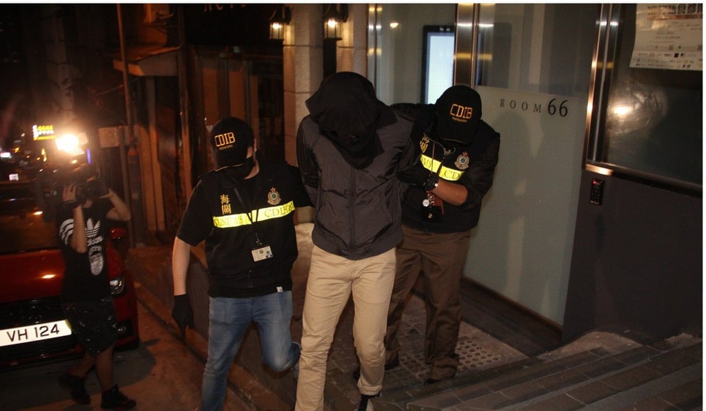 The two men were arrested after customs officers posed as couriers and carried out a controlled delivery. Photo: Handout