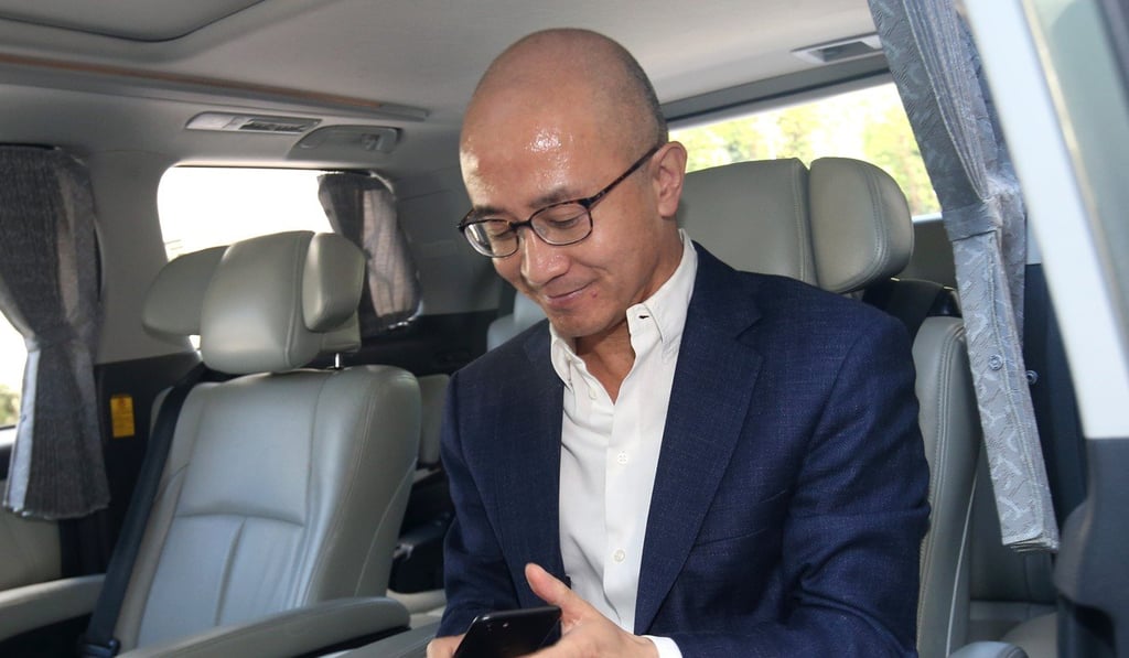 Lo Kai-shui leaves the High Court. Photo: David Wong