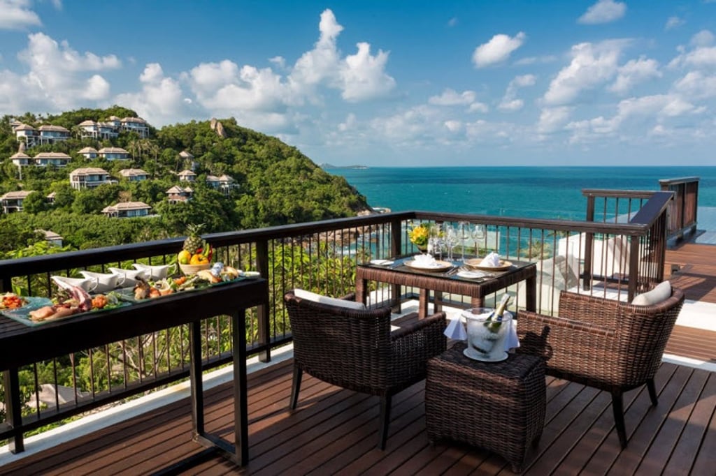 Dining in your own villa is a possibility at the luxury Banyan Tree Samui resort, in Koh Samui, Thailand. Dining in your own villa is a possibility at the luxury Banyan Tree Samui resort, in Koh Samui, Thailand.